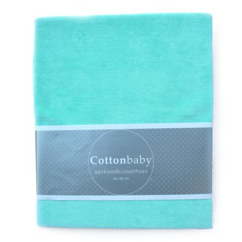 Housse de matelas à langer en velours, aqua